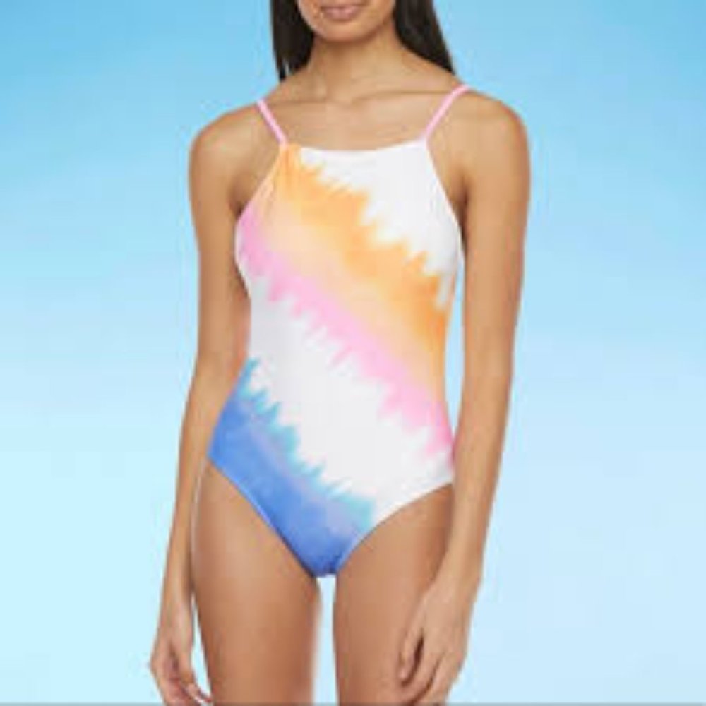 New Decree Women's Tie Dye One Piece Swimsuit Juniors Size: Small